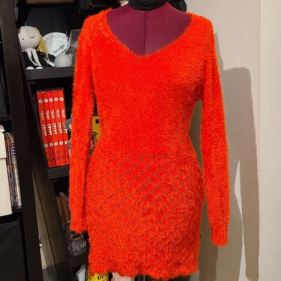 90's Alternative Punk Mohair Sweater NRG Dress - Picture 2 of 9